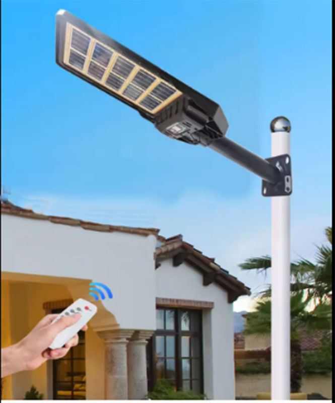 ABS Material Solar Motion Sensor Waterproof Security Yard IP68 All In One Led Street Light