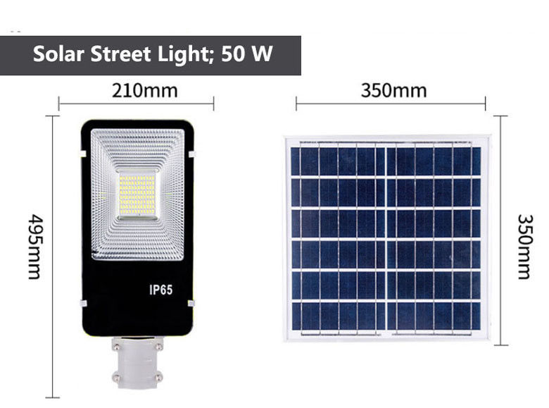 300W 400W IP65 Waterproof Aluminium Solar LED Street Light with Remote Control and Pole