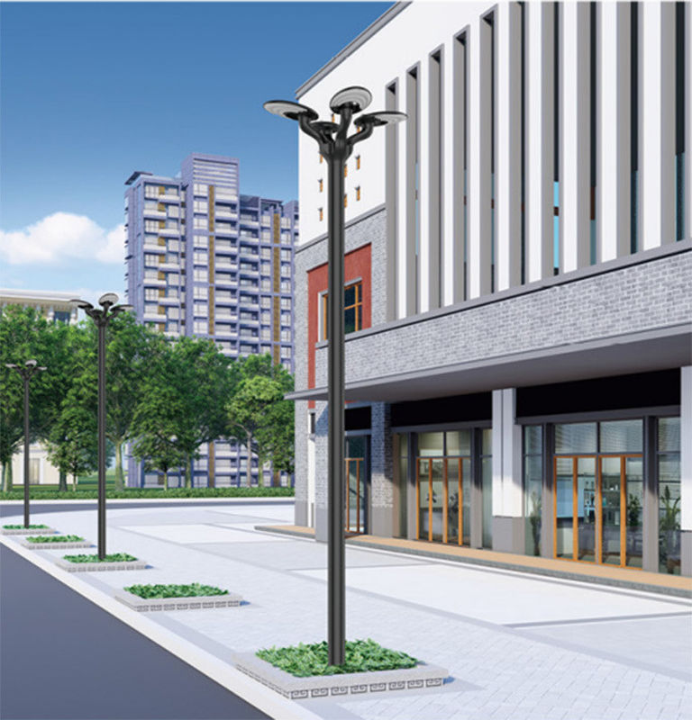 Garden Lights High Pole Lights 2.5-3.5m 40-60W LED Solar Street Lights Product Weight 23kg