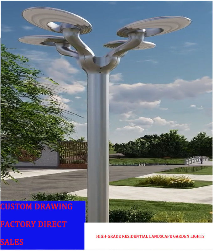 Garden Lights High Pole Lights 2.5-3.5m 40-60W LED Solar Street Lights Product Weight 23kg