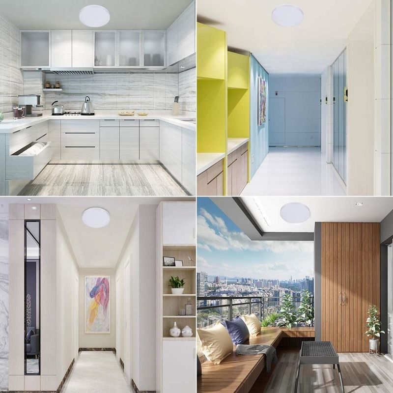 15W LED Ceiling Light with Microwave Motion Sensor Easy to Install and Touch Control